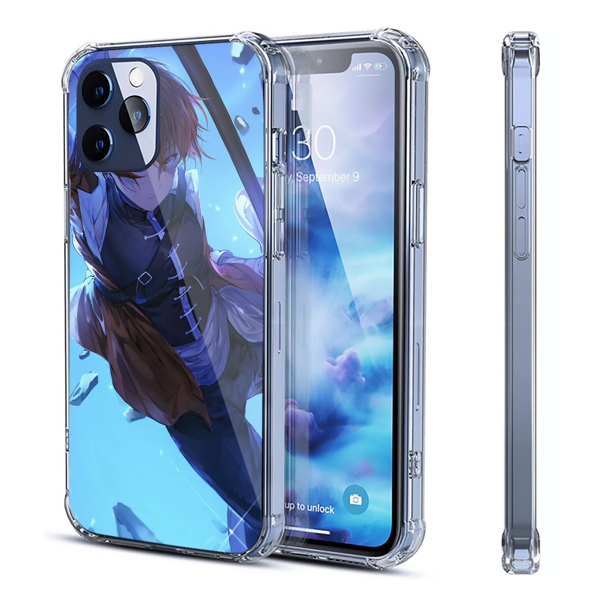（画像用） 葬送のフリーレン Frieren 【iPhone 12シリーズ対応】透明スマホケース（クリアソフトケース）